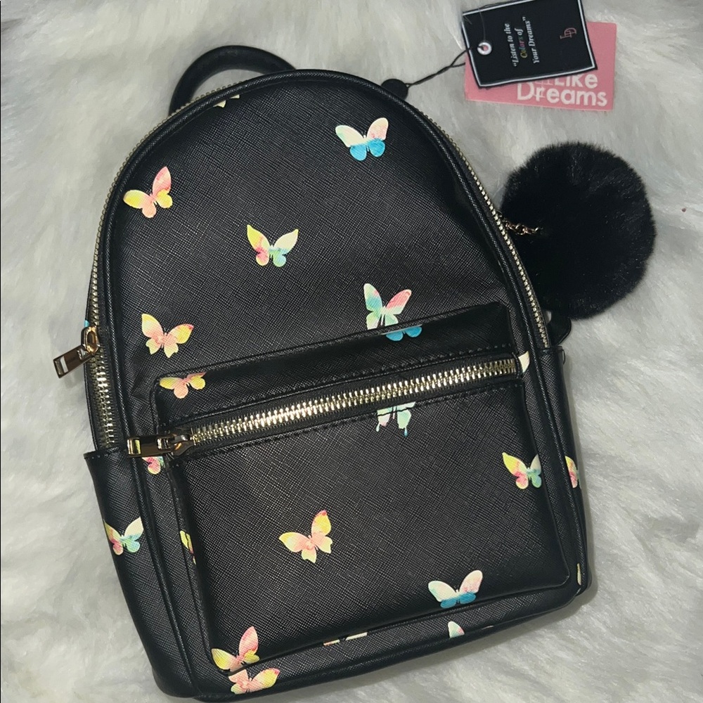 Black Butterfly Backpack